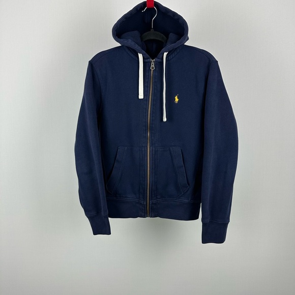 Polo Ralph Lauren Other - Polo Ralph Lauren Dark Blue zip-up Hoodie Men’s Size S – Excellent Condition